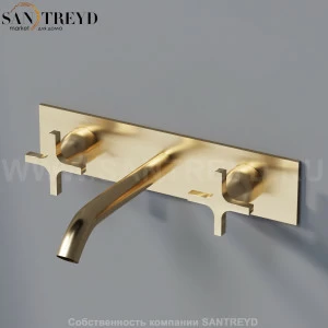 Agape MEMORY Встроенный смеситель для раковины бронзовый матовый AMEM322NR