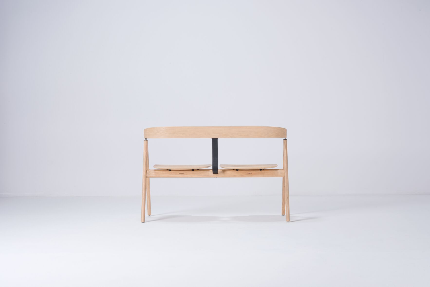 Дубовая скамья со спинкой Gazzda Ava ARCH-00042434 - Вид №1