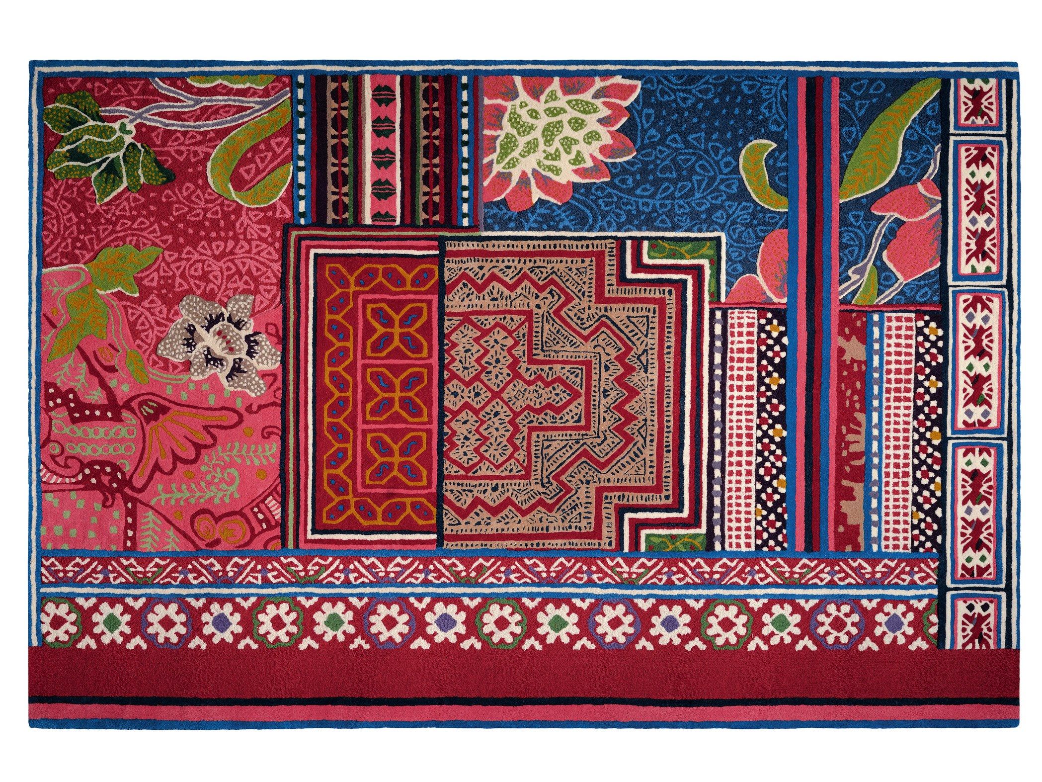 Ковер ручной работы в стиле пэчворк Toulemonde Bochart Дизайнеры ARCH-00017528