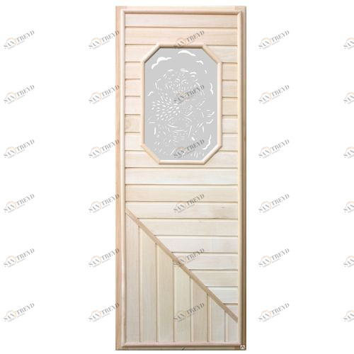 DoorWood Дверь с 8-ми угольной стеклянной вставкой 2783
