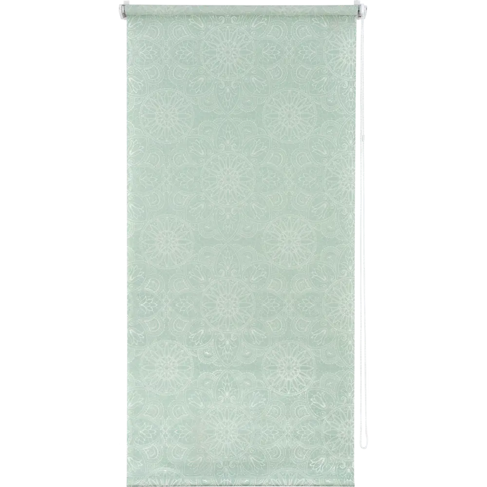 Штора рулонная «Мандала» 120х175 см, цвет бирюзовый GARDEN Нео-классика STLM-2054856