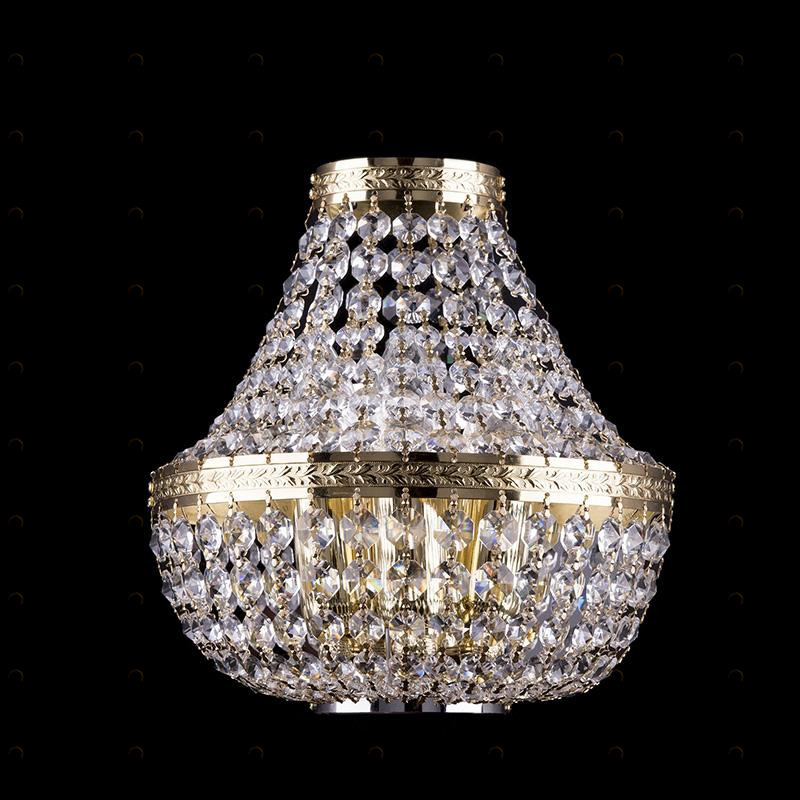 Бра Bohemia Ivele 2160/3/G BOHEMIA IVELE  079366 Золото;прозрачный 