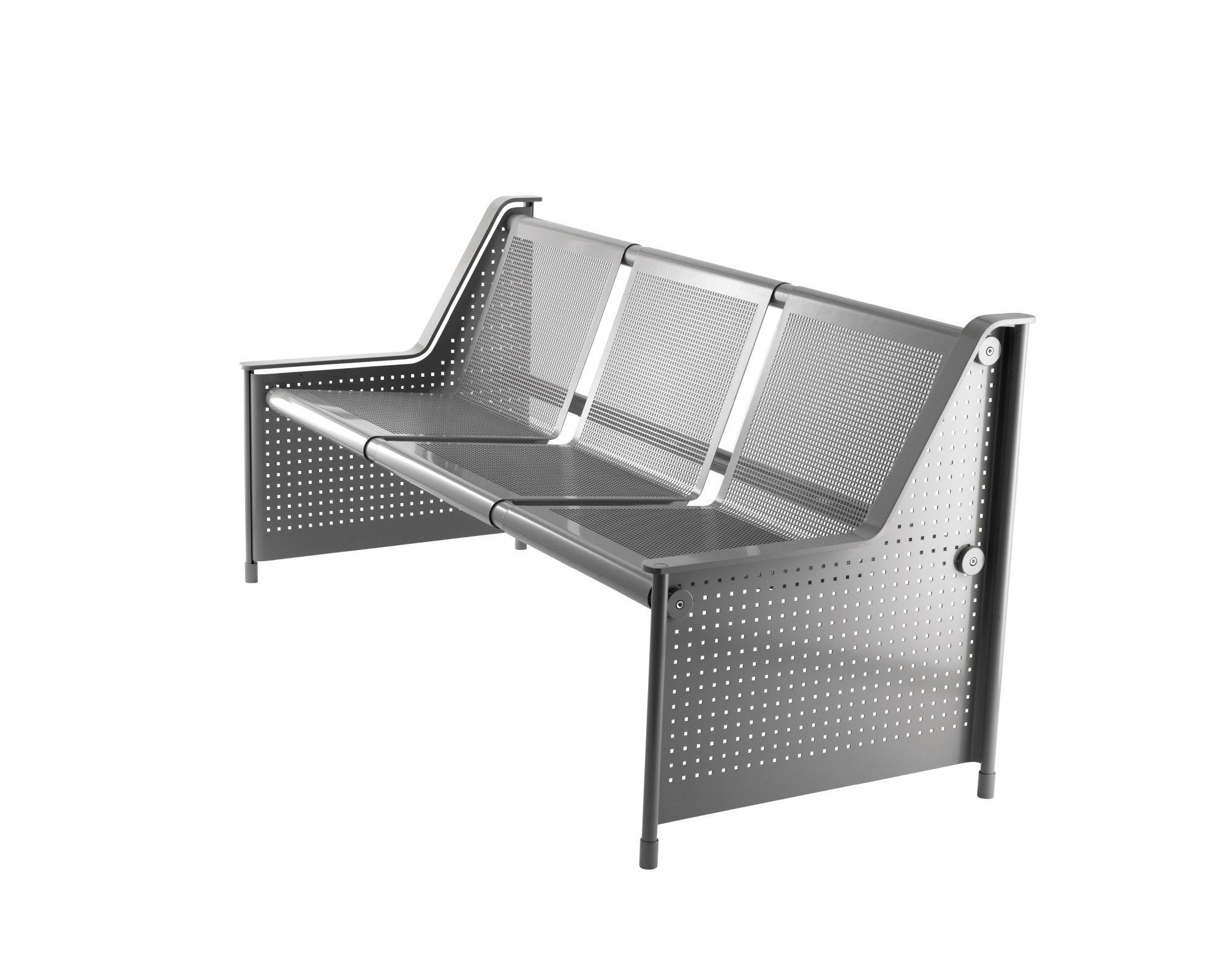 Металлическая скамья со спинкой SCHNEEWEISS interior Jett ARCH-00098613 - Вид №1