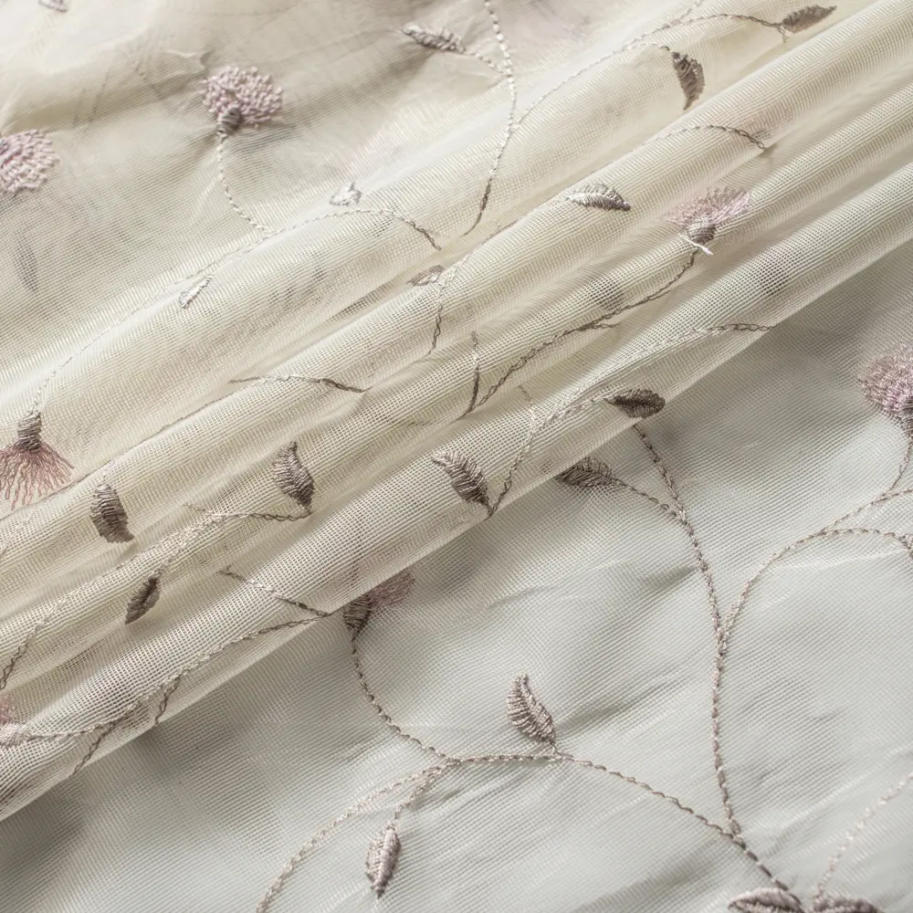 Тюль на ленте Donsiya 250x280 см цвет белый, серый, фиолетовый 83407073 STLM-2184048 INSPIRE  - Вид №1