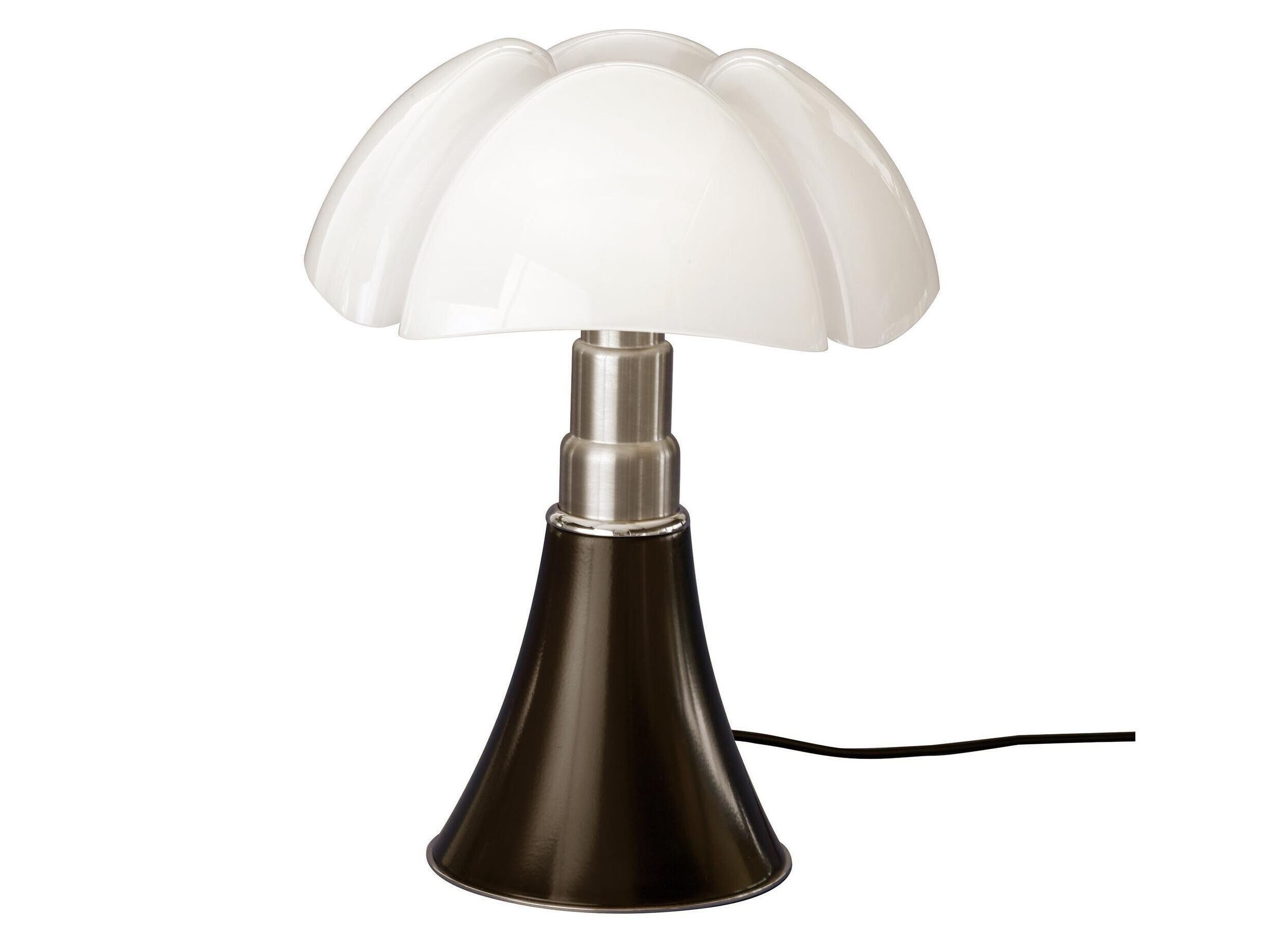 Настольная лампа из нержавеющей стали с метакрилатным абажуром In Stock Martinelli Luce ARCH-00041979