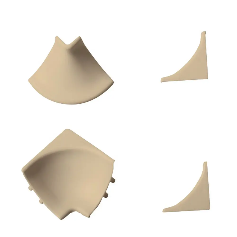 Набор аксессуаров для плинтуса ПВХ цвет бежевый Santreyd STLM-2172520