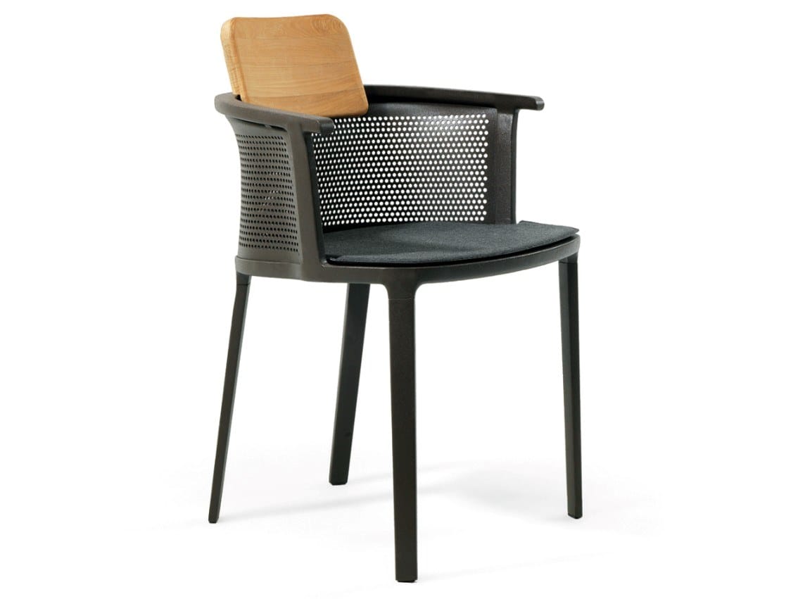 Алюминиевый штабелируемый садовый стул Ethimo Nicolette ARCH-00119635 - Вид №18