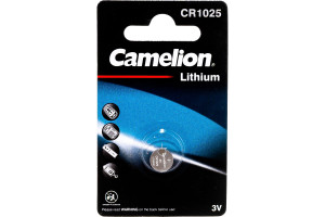 15083843 Литиевая батарейка CR1025 BL-1, 3V 5228 Camelion