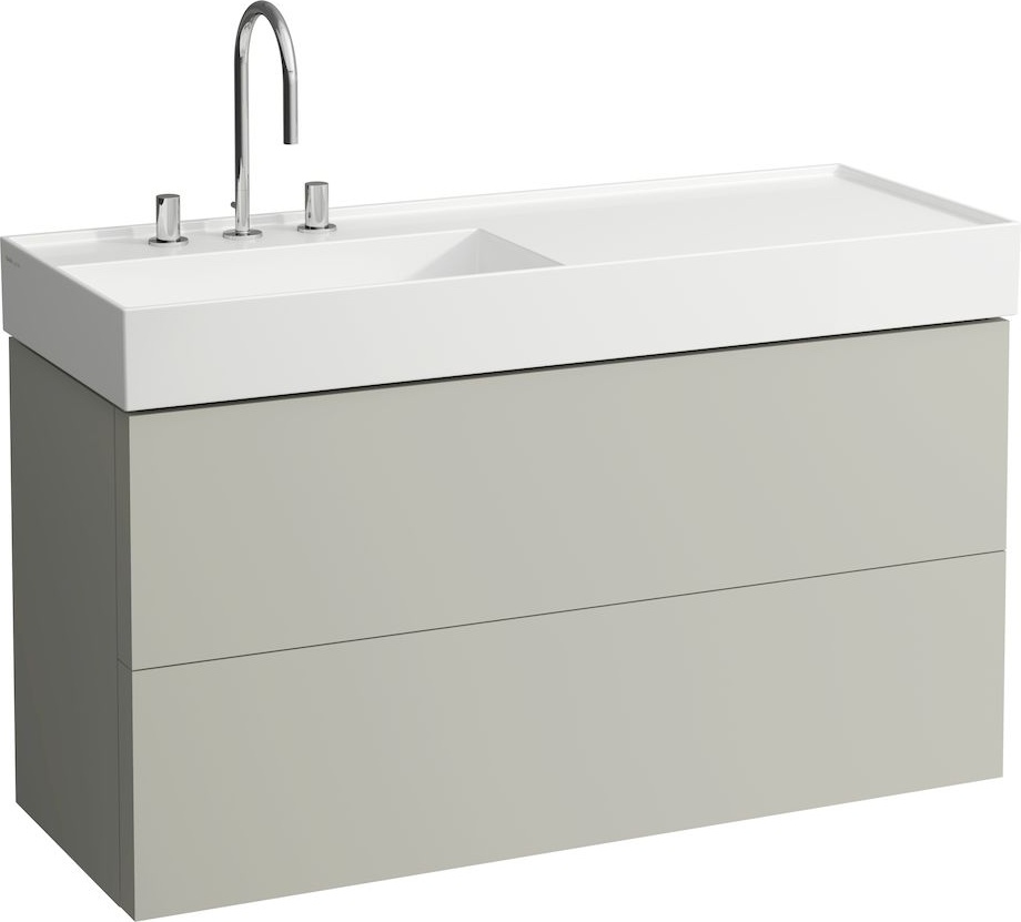 H8133324008151 Раковина, полочка справа, со специальным скрытым сливом LAUFEN PRO - Вид №3