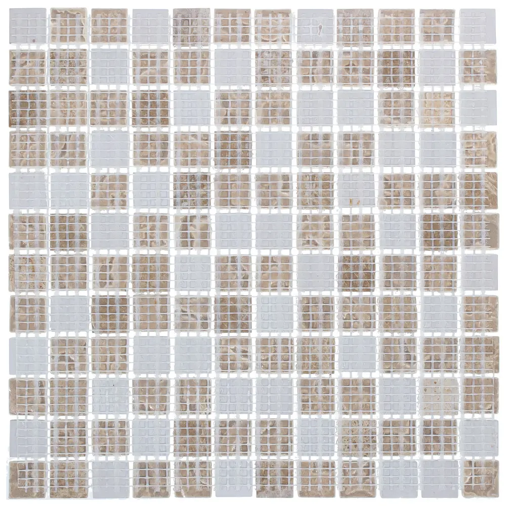 Мозаика стеклянная Artens Fsn 30x30 см цвет бежевый 18731485 STLM-2121451 - Вид №3