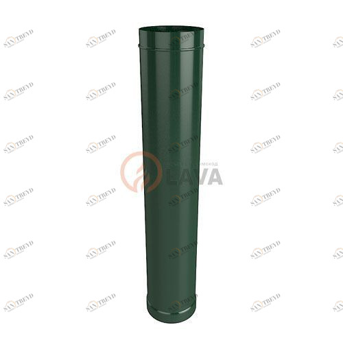 Труба-сэндвич LAVA 180/250 мм. 1 м. зеленый (6005) 4439