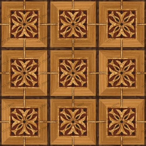 Художественный паркет Da Vinci Щитовой 26-207 Орех американский Селект (Гладкая) 500х500 мм 26010207