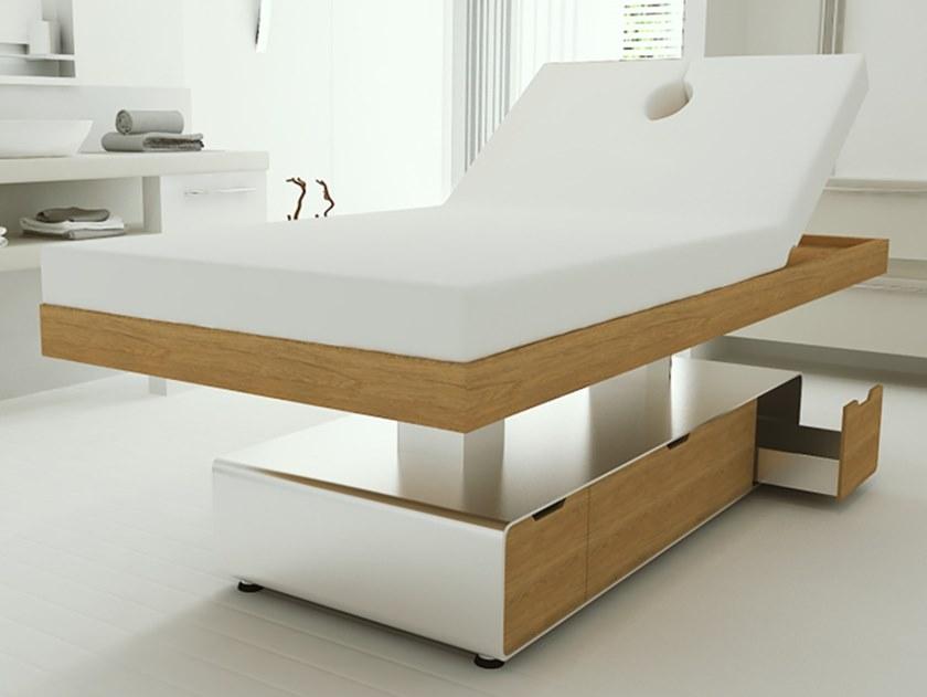 CODE Электрическая массажная кровать со стальным и дубовым основанием Aktice spa sun-id-1453966 - Вид №1