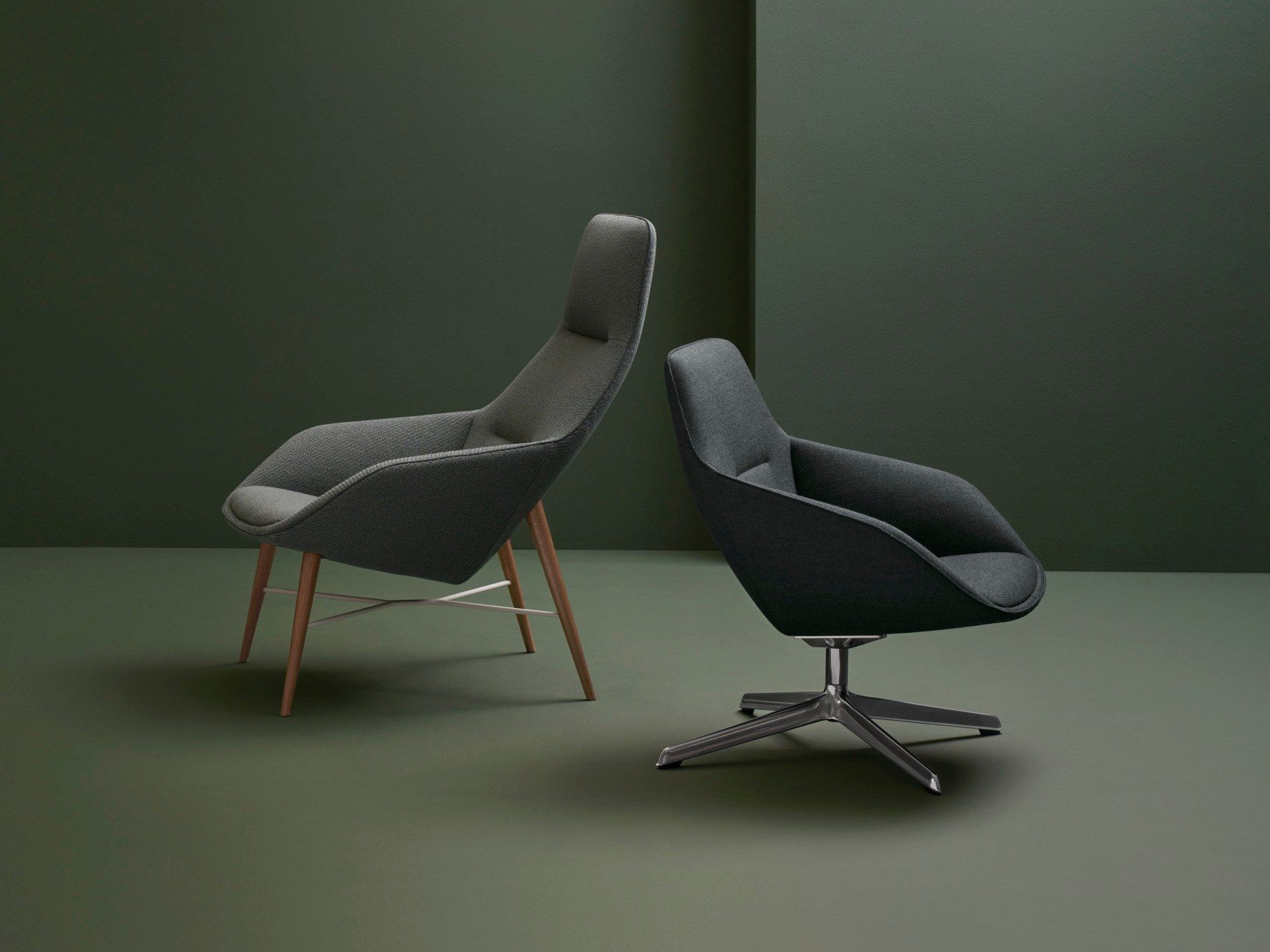 Тканевое кресло с подлокотниками Brunner ray soft ARCH-00061832 - Вид №2