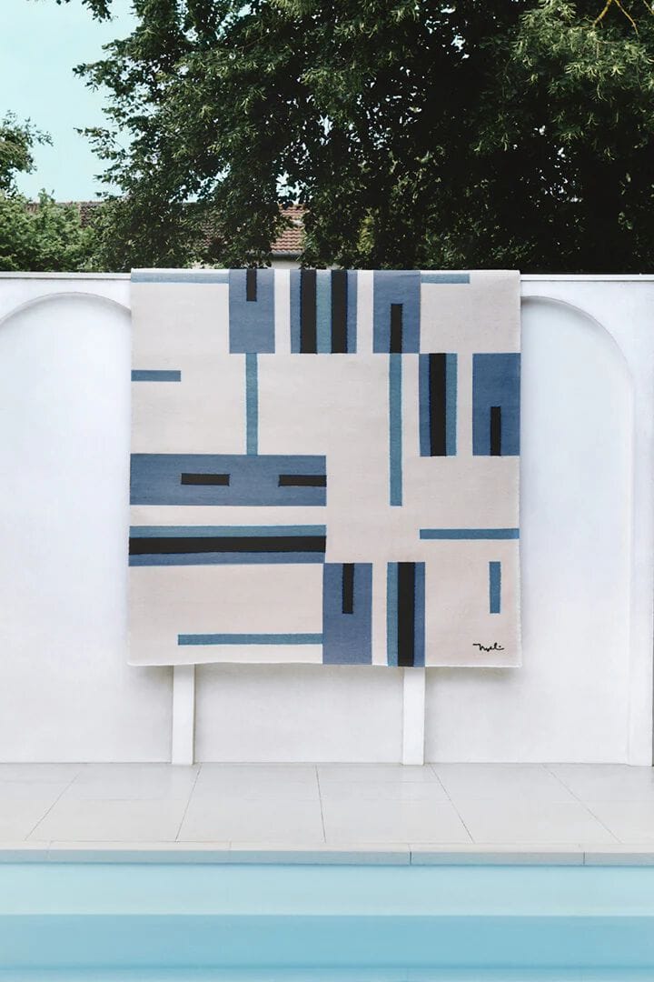 Рециркулированный ковер ручной работы любимчика Toulemonde Bochart Ноэль Мариньо ARCH-00012551 - Вид №1