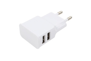 16206309 Адаптер питания MP3A-PC-11 100/220V - 5V USB 2 порта 2.1A белый Cablexpert