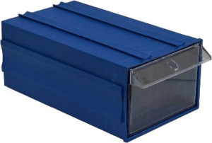 90503009 Контейнер 13.5x9.5x13.5 см, пластик, цвет синий АВТОЭЛЕКТРИКА STLM-0255870