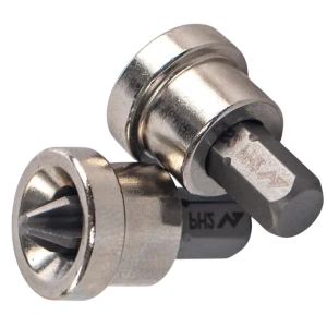 Магнитная бита Vira PH2 с ограничителем глубины, 25 мм (2 шт) 89383368