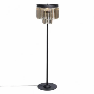 Торшер хрустальный 147х38 см янтарный Vitaluce V5148-1/3P VITALUCE  00-3889375 Оранжевый;черный