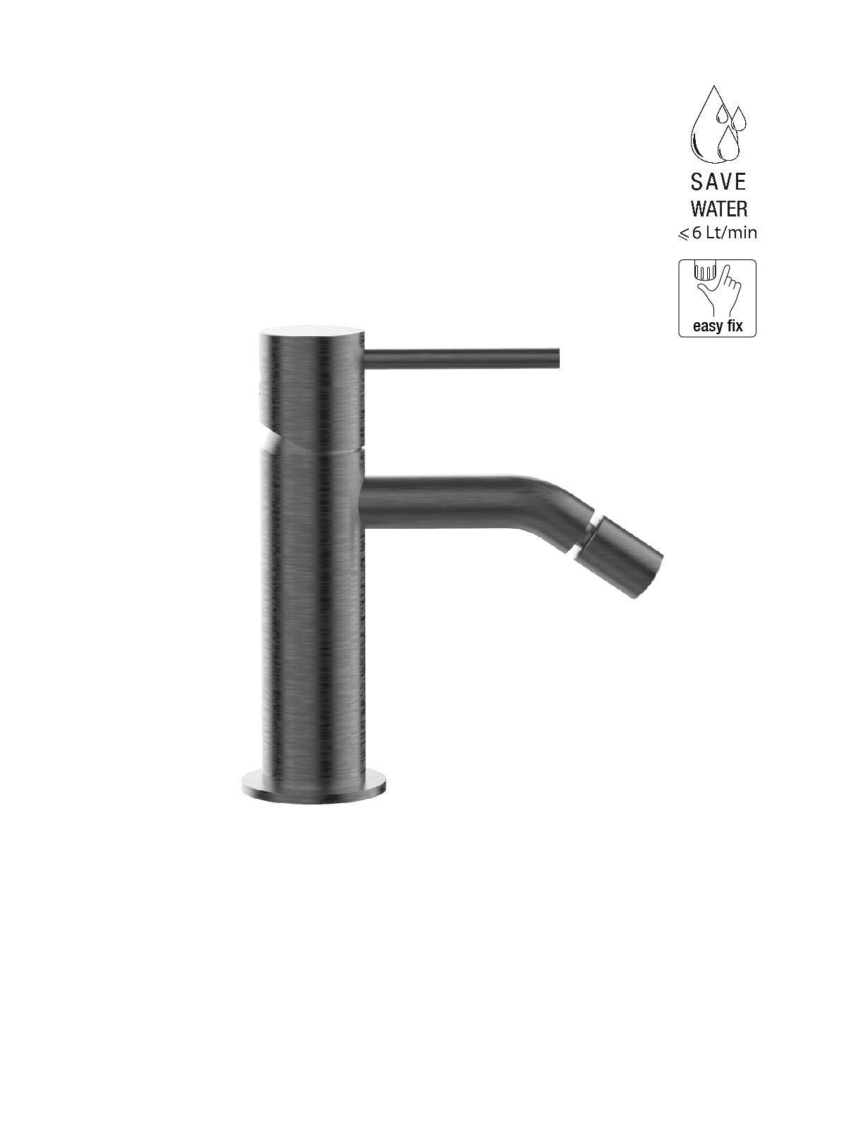 Однорычажный смеситель для биде без слива Rubinetterie Frattini Pepe XL ARCH-00007840 - Вид №3