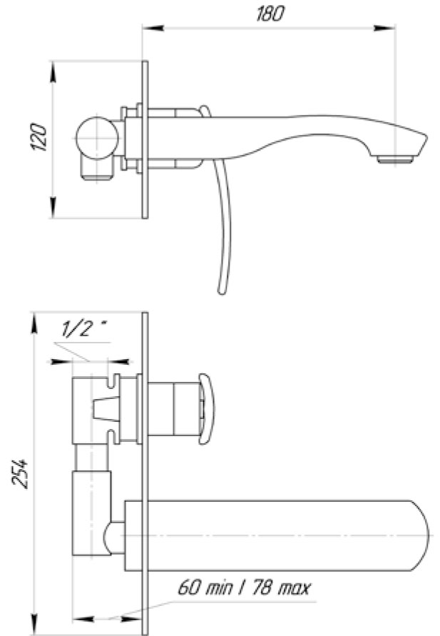 ML.FLO-7034.CR Cмеситель Migliore Flo - Вид №1