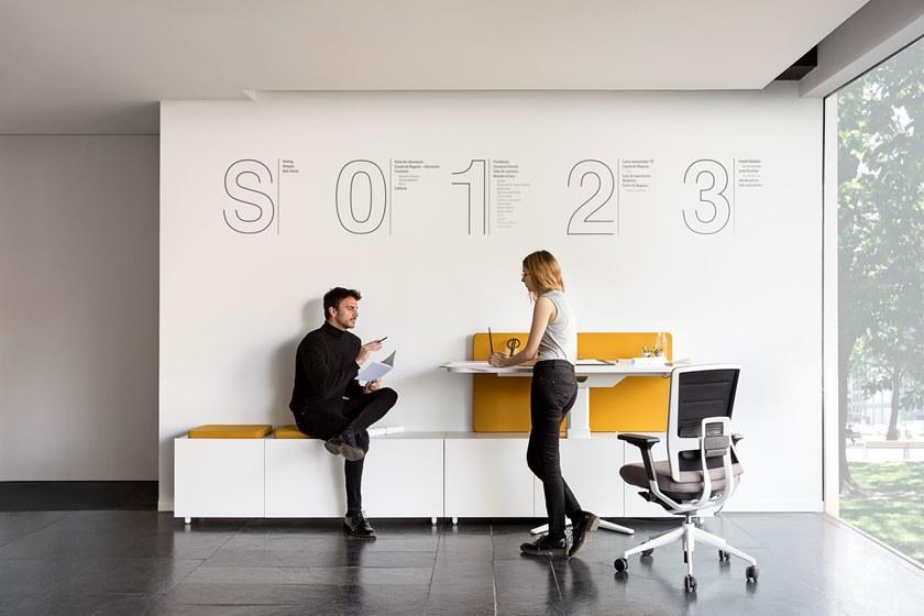 ACTIU Индивидуальное рабочее место из меламина Power sun-id-1461934 - Вид №5