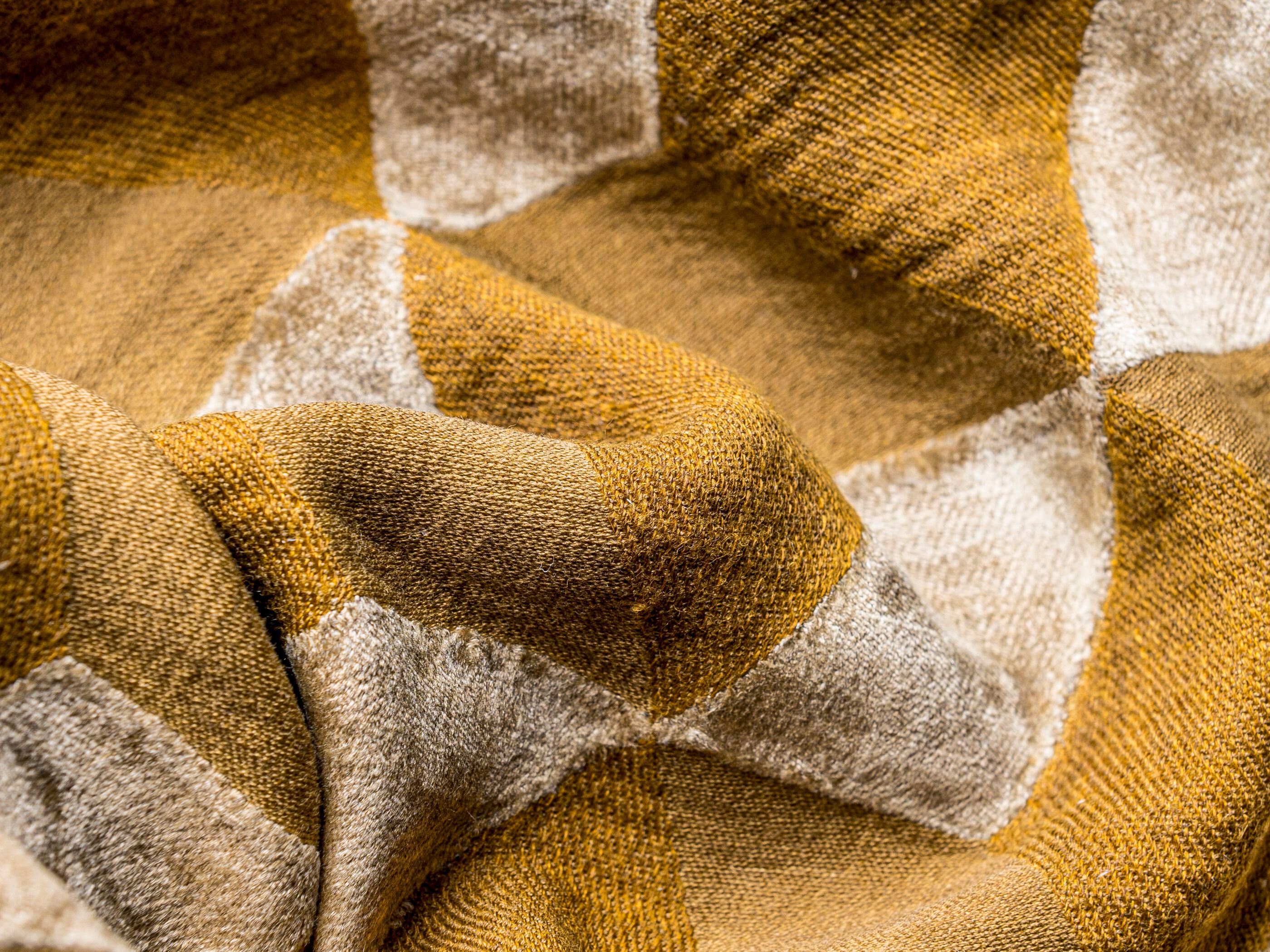 Ткань из вискозы, хлопка и льна с графическими узорами The House of Lyria GERMOGLIA ARCH-00145336