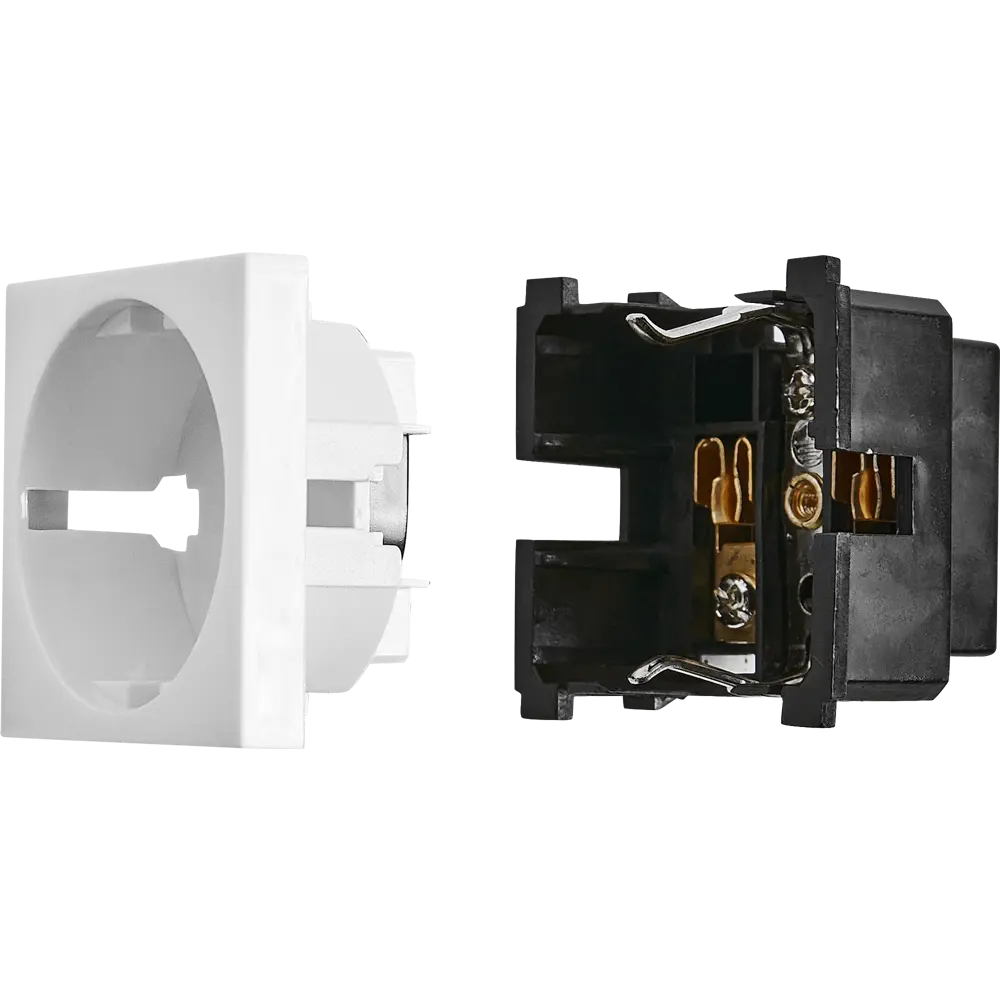 Розетка встраиваемая LEXMAN с защитными шторками и заземлением 88039816 STLM-1105979 - Вид №6