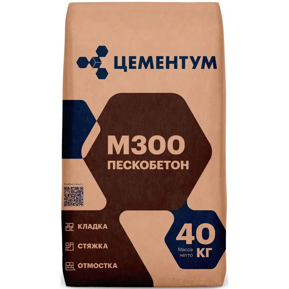 Пескобетон М300 Цементум 40 кг STLM-2207034