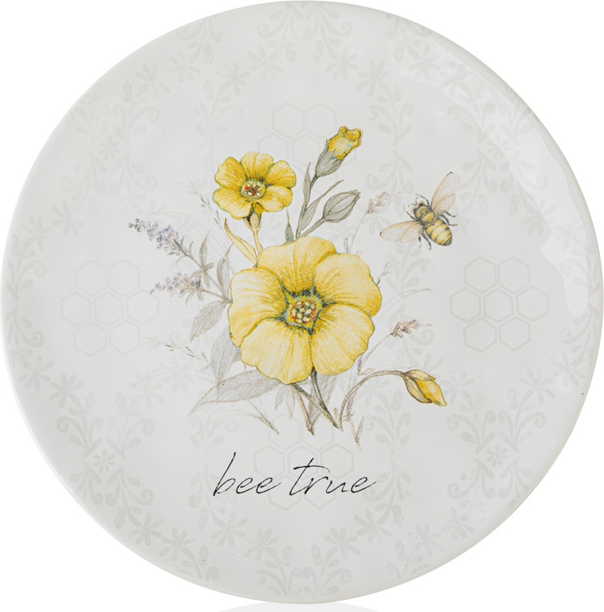 10672175 Certified International Тарелка закусочная Certified Int. Пчелки. Bee true 21см, керамика Керамика 