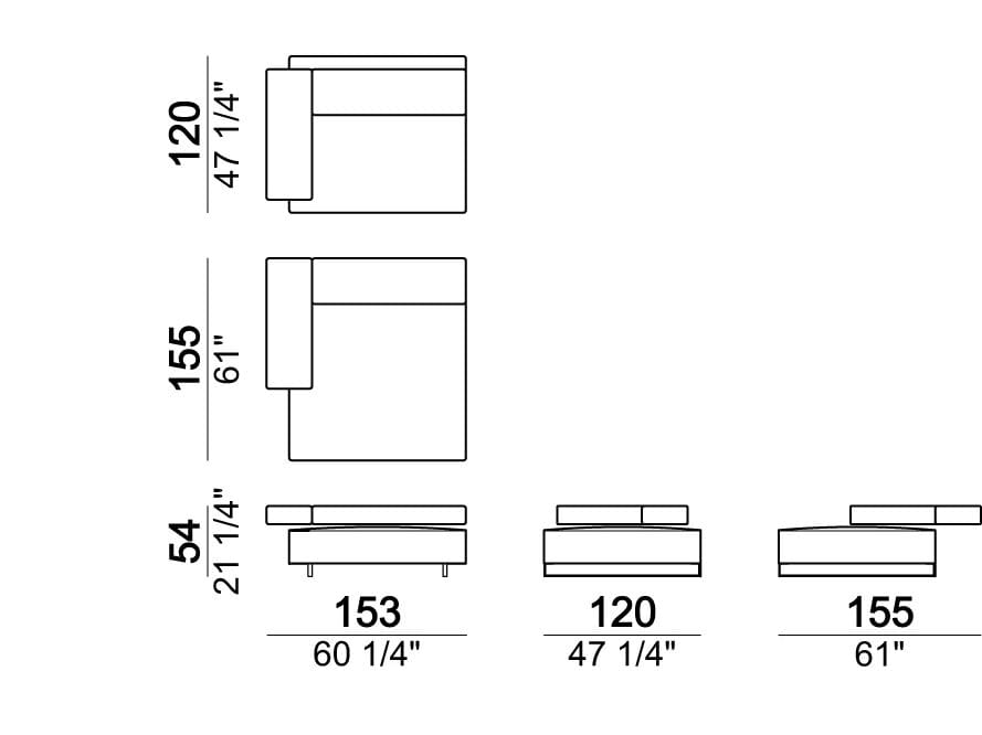 Секционный кожаный диван Arketipo ARCH-00037376 - Вид №6