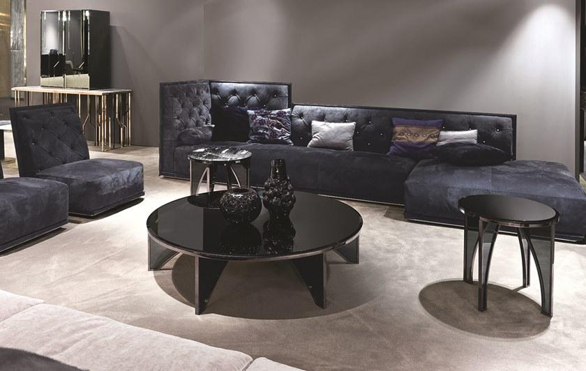 Longhi Высокий журнальный столик из зеркального стекла Loveluxe Y 703 - Вид №3