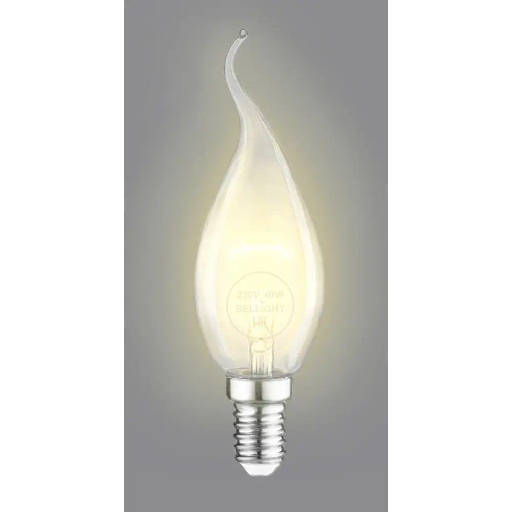 Лампа Bellight E14 свеча накаливания 40Вт теплый свет 15062423 STLM-0005282 - Вид №2