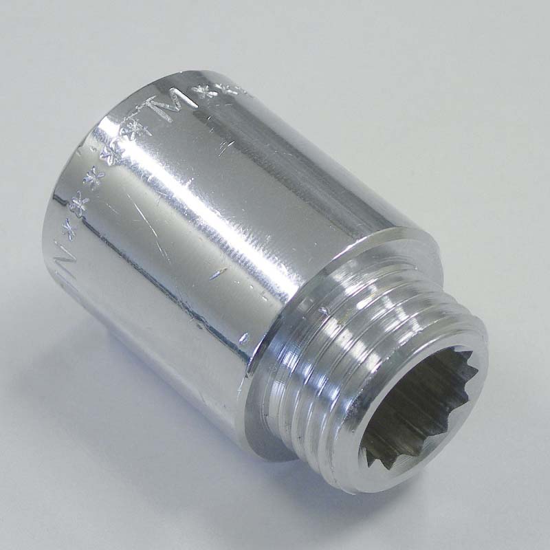 Удлинитель НВ хромированный TIEMME 1/2"х100мм 1500188