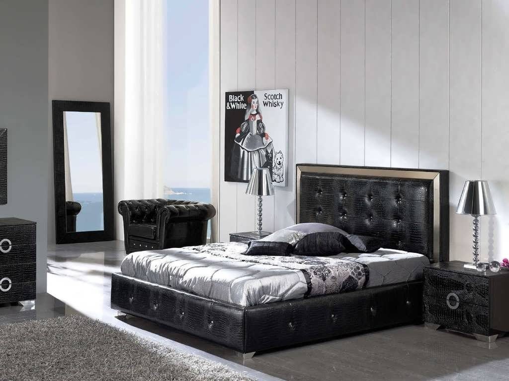Кровать двуспальная 160х200 черная CO CO ESF ПРЕСТИЖ 043930 Черный - Вид №1