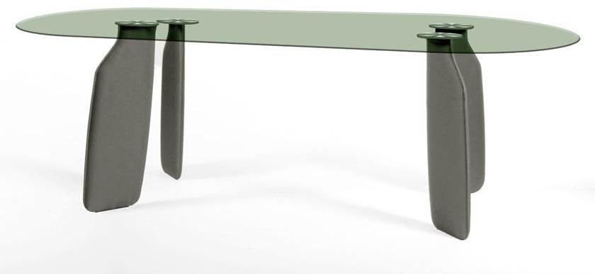 DANTE - Goods And Bads Овальный обеденный стол из стекла Bavaresk sun-id-1472765 - Вид №3