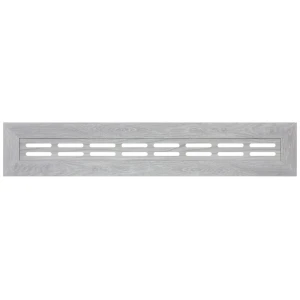 ЛАЙТ Крышка для экрана радиатора 90 см дуб серый 18732904