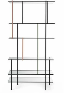 Gallotti&Radice Модульный книжный шкаф из алюминия