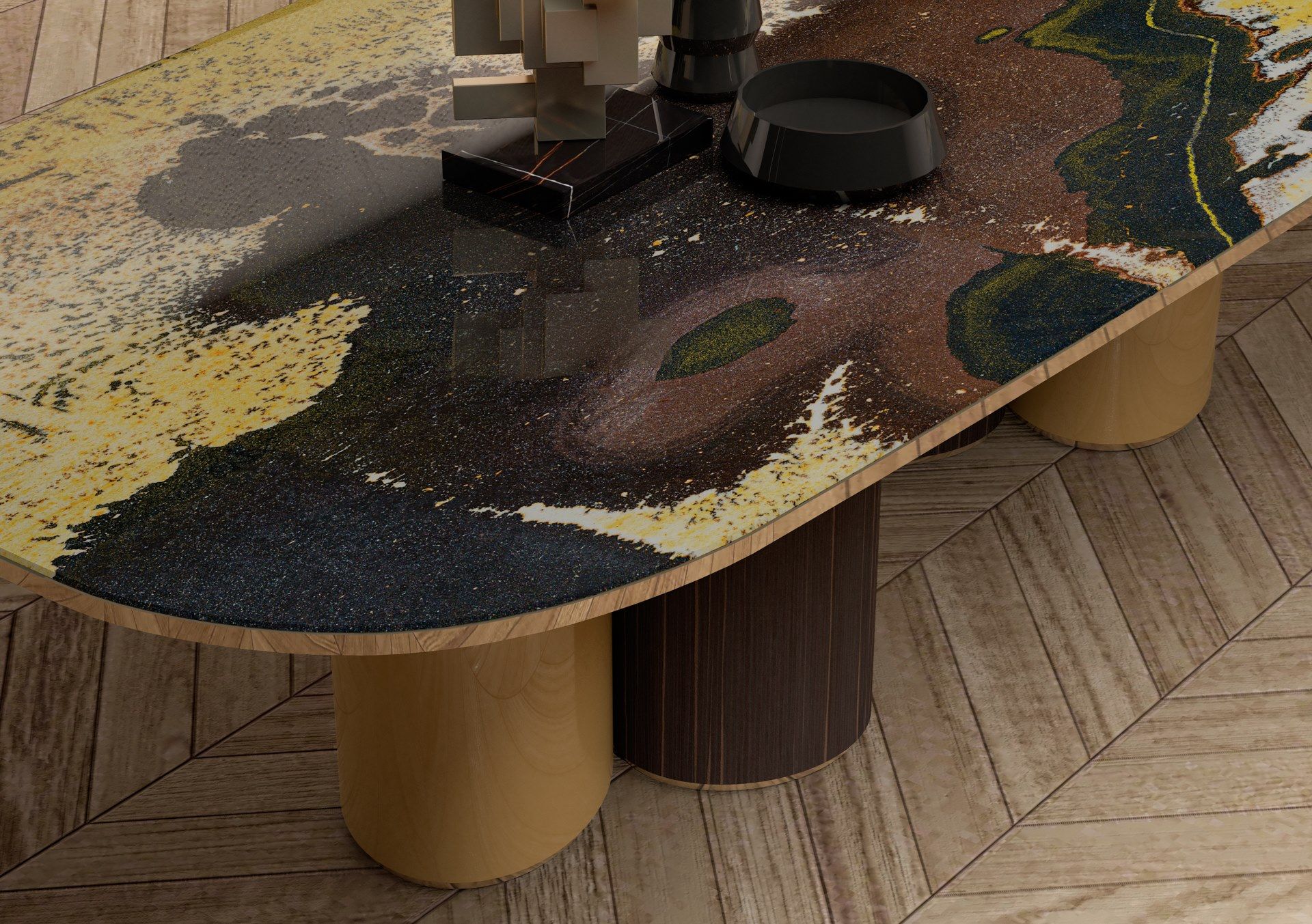 Стеклянный обеденный стол Sicis PHILIPPE ARCH-00125274 - Вид №21