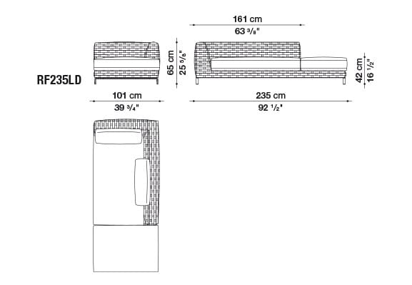 Dormeuse / Садовая кровать B&B Italia Outdoor Ray ARCH-00102965 - Вид №4