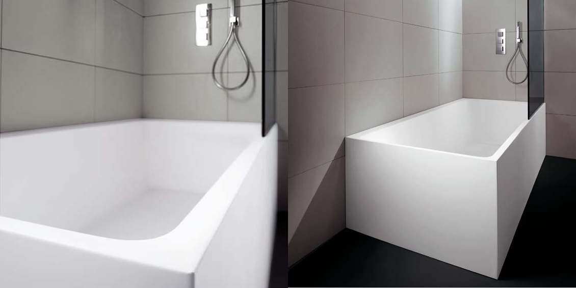 Комбинация ванной комнаты KU 56 в отделке Ring 60 Ceramic / A10 Carrara / L41 Bianco MILLDUE KUBIK KUBIK56 - Вид №2