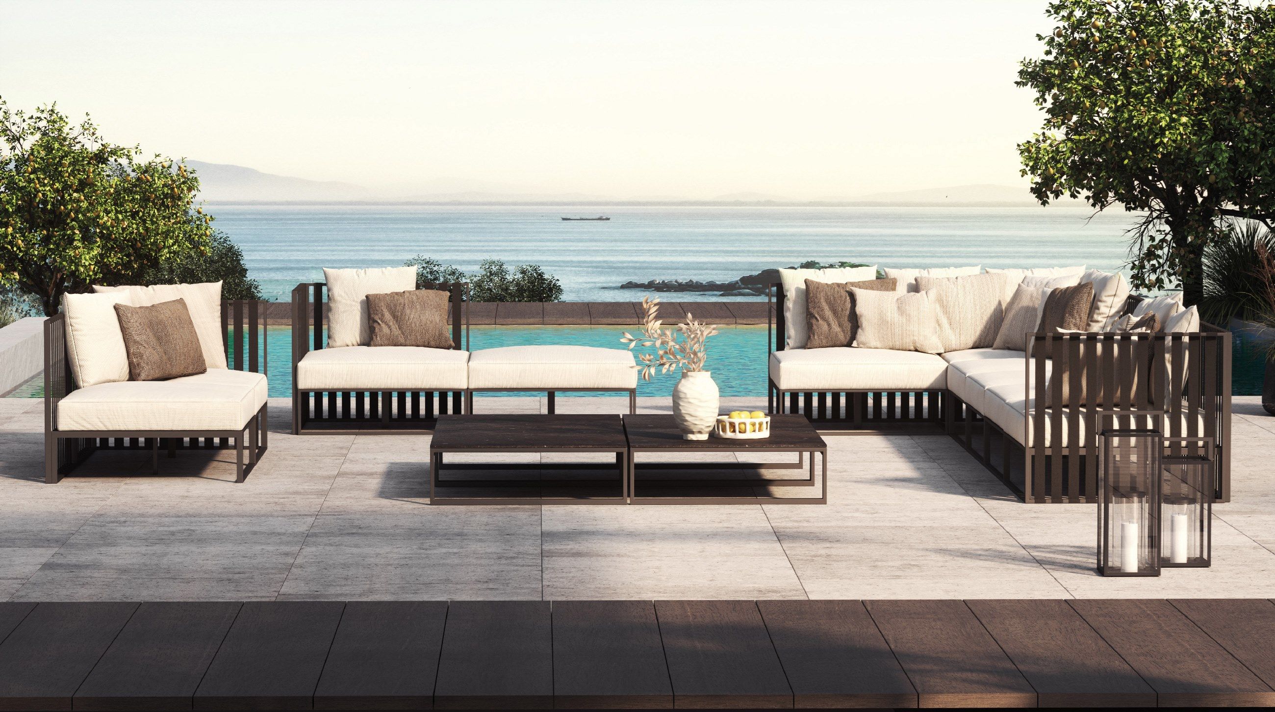 Квадратный садовый столик Braid Metropolitan ARCH-00035261 - Вид №3