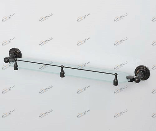 Isar K-7344 (ранее К-7324) Полка стеклянная с бортиком Santreyd 