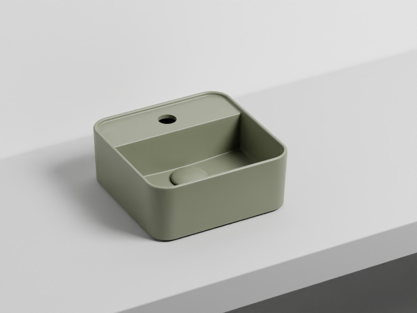 LPLAQ-AG Раковина круглая одно отверстие под смеситель 28 cielo Shui Comfort Ceramica Cielo