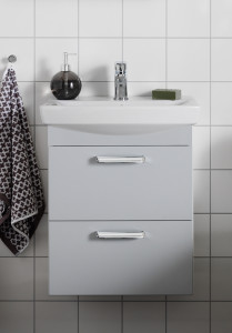 1751455 Life 700 M Шкаф И Коробка Умывальника Передний Светло-Серый ... Hafa Серый