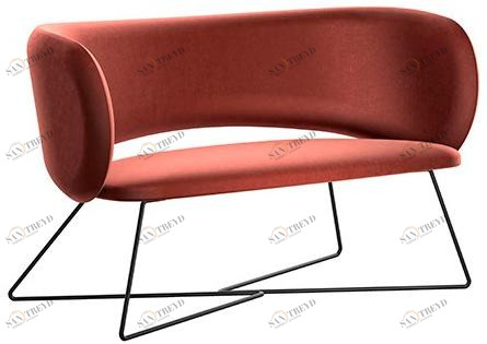 Albaplus Диван двухместный на санках из стальной штанги Maui sun-id-1431897