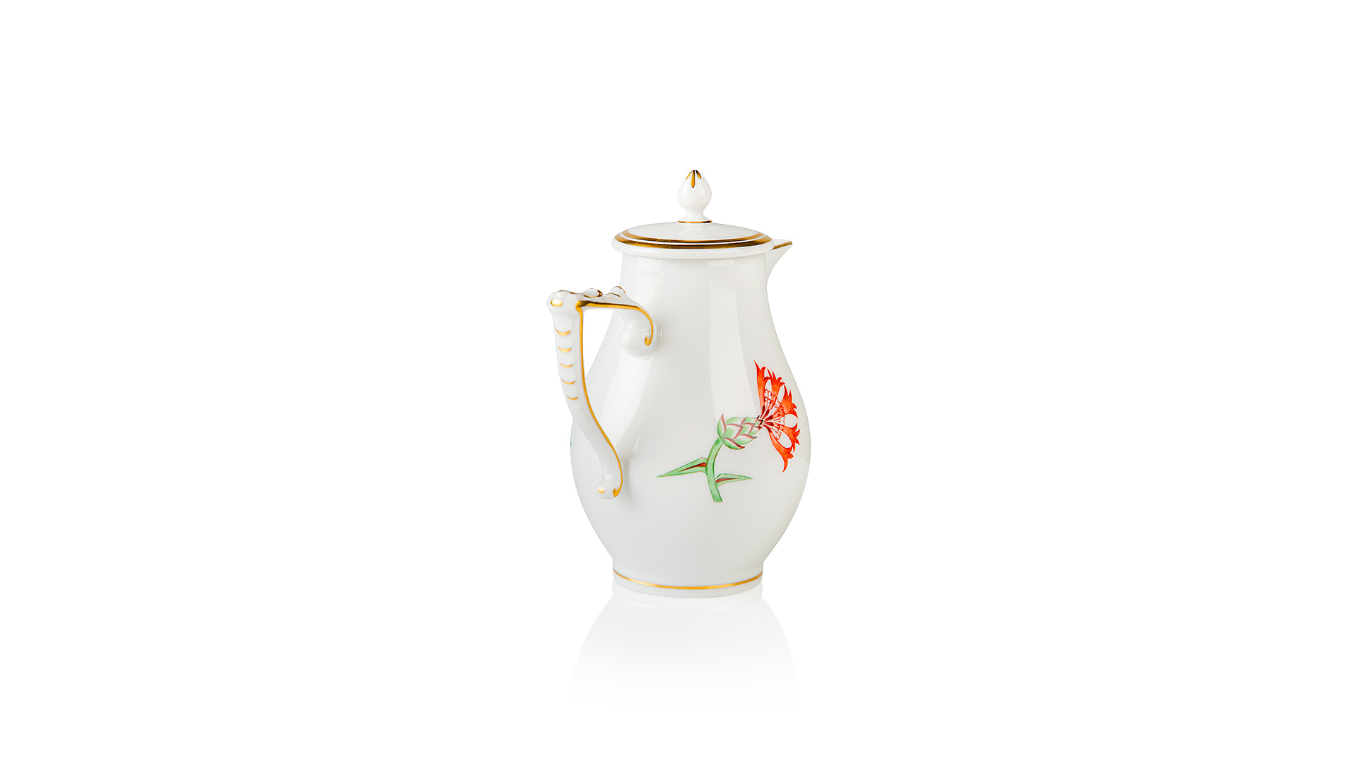 10616799 Meissen Тет-а-тет 2/8 "Форма И" (цветочный орнамент,Э.П.Бёрнер) Фарфор  - Вид №7