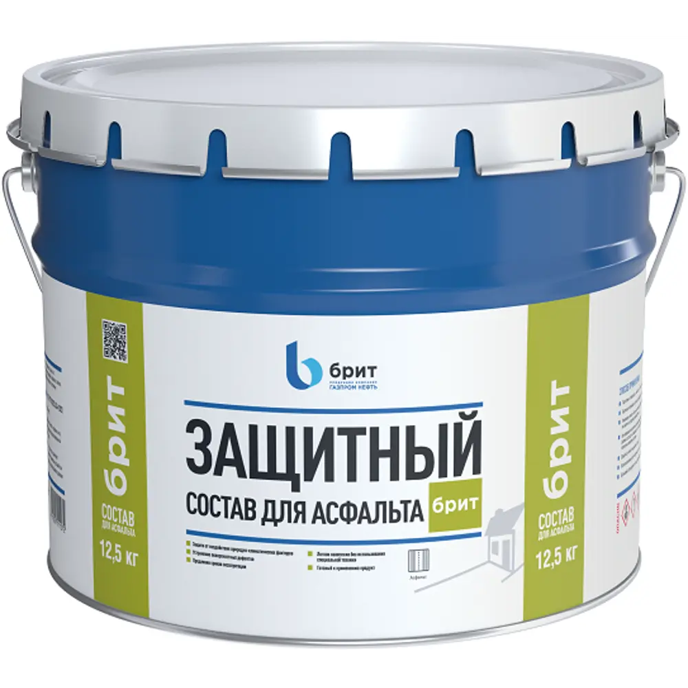 Состав защитный Брит для асфальта 12.5 кг Не применимо STLM-2105652