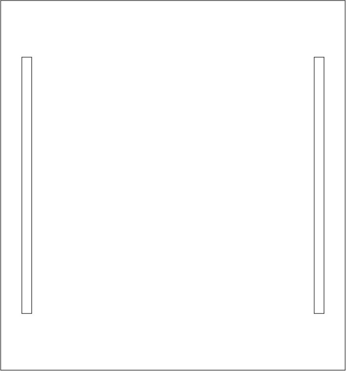 BY 2116 Зеркало с 2-мя встроенными LED-светильниками 10,5 W EVOFORM Ledline - Вид №1