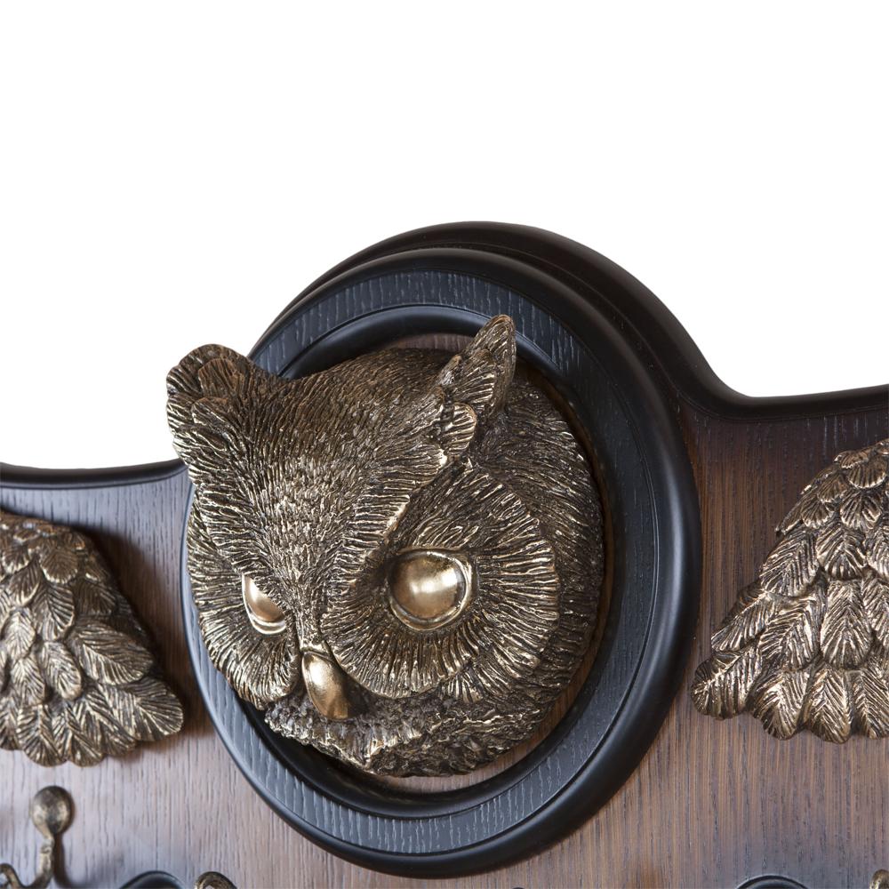 11507 Вешалка настенная Bubo Орех Бронза BOGACHO 4627138184769 - Вид №5